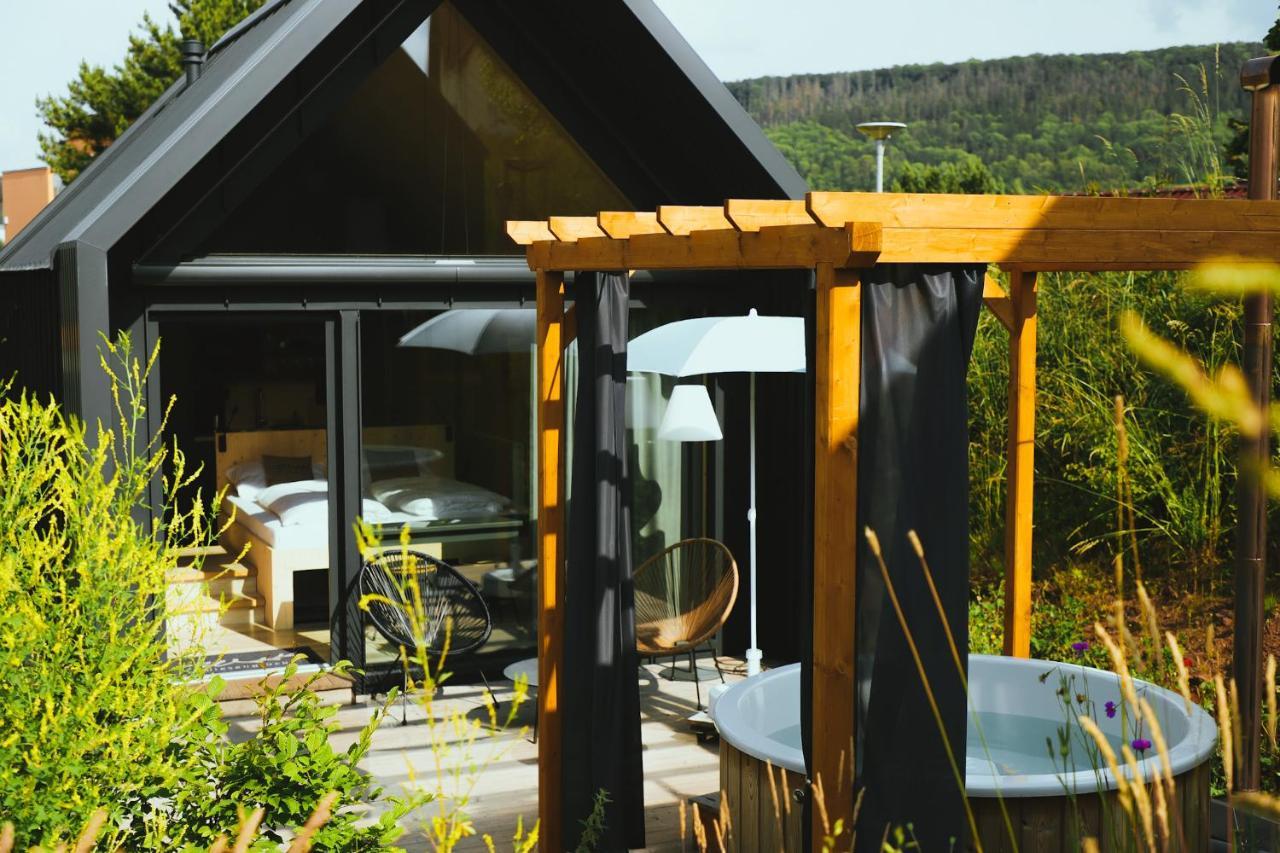 Wiesenglueck Tiny House Hotel Heiligenstadt Esterno foto